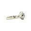 White gold ring with diamond 14 kt
