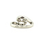 White gold ring with diamond 14 kt