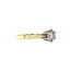 Gold solitaire ring with diamond 0.60ct. 14 kt *new