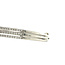 White gold bangle with diamond 14 kt