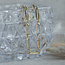 Gouden closed for ever armband 19 cm 14 krt