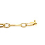 Gouden closed for ever armband 19 cm 14 krt