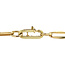 Gouden closed for ever armband 19 cm 14 krt