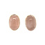 Ear studs with rose quartz 9 krt