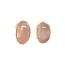 Ear studs with rose quartz 9 krt