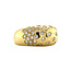 Gold-Bigli-Ring mit Diamant 18 Karat