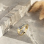 Gold ring with diamond 18 crt