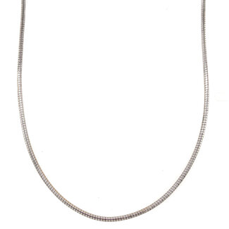 White gold bangle 42 cm 18 kt