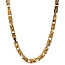 Gouden koningscollier 65 cm 18 krt