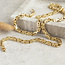 Gouden koningscollier 65 cm 18 krt