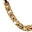 Gouden koningscollier 65 cm 18 krt