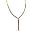 Goldener Choker mit Diamant 48,5 cm 18 kt