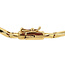 Gold choker with diamond 48.5 cm 18 kt
