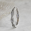 Witgouden armband met diamant 18 cm 18 krt