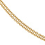 Goldhalskette mit Perlmutt und schwarzem Stein 14 Karat