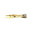 Gold solitaire ring with diamond 14 crt