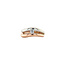 Gold ring with diamond 14 kt