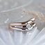 Gold ring with diamond 14 kt