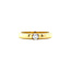 Gouden memoire ring met diamant van Diamonde 14 krt