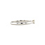 White gold solitaire ring with diamond 14 crt* new