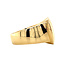 Gouden ring met amethist 18 krt