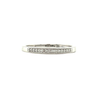 Weißgoldring mit Diamant von Diamonde 14 kt