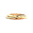 Dreifarbiger Goldring 14 Karat