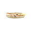 Tricolour gold ring 14 kt