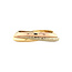 Tricolour gold ring 14 kt