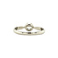 White gold solitaire ring with diamond 18 kt