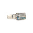 Witgouden ring met diamant 14 krt
