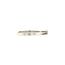 White gold solitaire ring with diamond 14 kt