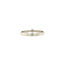 Weißgoldener Solitärring mit Diamant 14 kt