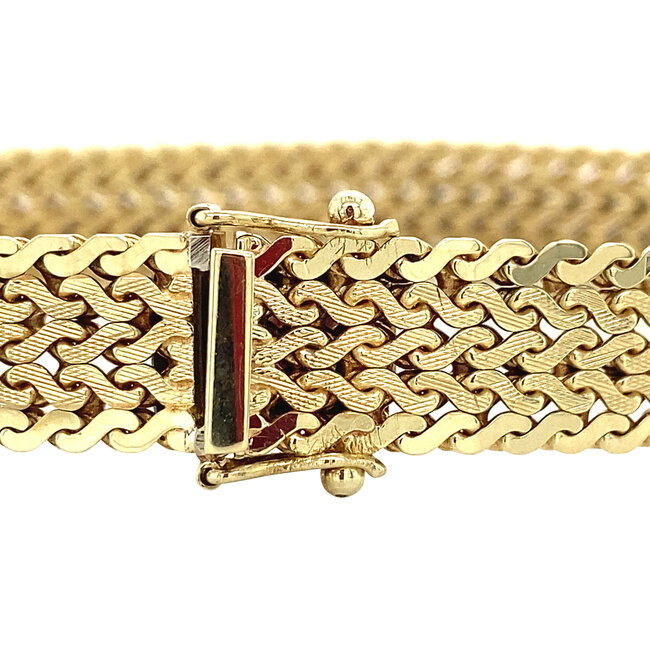 Gouden armband 19.5 cm 14 krt