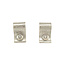 Ohrstecker aus Weißgold mit Diamant von 18 Karat