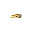 Goldener Ring mit Zirkonia 18 kt
