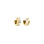 Gold earrings with diamond 18 kt