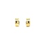 Gold earrings with diamond 18 kt