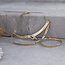 Gold choker with diamond 14 kt