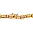 Goldener Choker mit Diamant 14 kt
