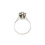 White gold entourage ring with diamond 14* new