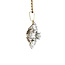 Bicolor-Gold-Entourage-Anhänger mit Diamant 14 Karat