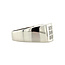 Witgouden Bigli ring met diamant 18 krt