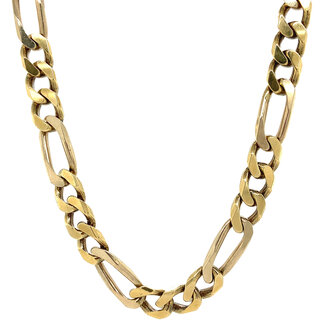 Goldene Figaro-Kette 61 cm 14 kt
