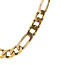 Goldene Figaro-Kette 61 cm 14 kt