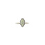 White gold ring with diamond 18 kt* new