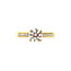 Gold ring with diamond 18 kt