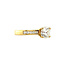 Gold ring with diamond 18 kt