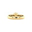 Gold ring with diamond 18 kt