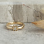 Goldring mit Prinzessdiamant 18 Karat